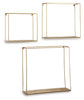 Estante de pared Efharis (juego de 3)