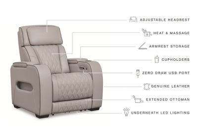 Sillón reclinable eléctrico Boyington