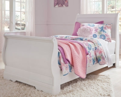 Cama y cómoda tipo trineo gemelas Anarasia
