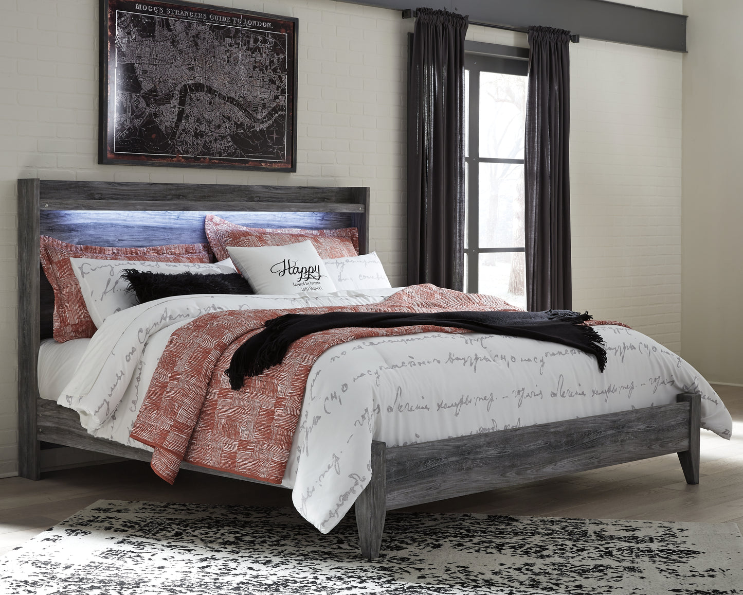 Cama con paneles Baystorm King