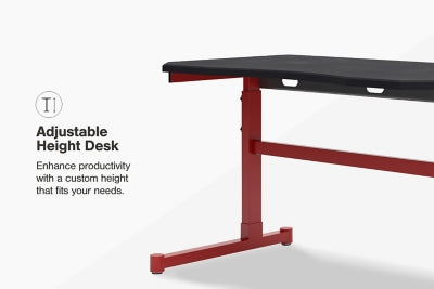 Lynxtyn Adjustable Height Home Office Desk