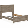 Cama Queen Culverbach con paneles, tocador, espejo y mesita de noche