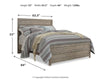 Cama Queen con paneles Culverbach