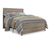 Cama Queen con paneles y cómoda Culverbach