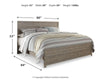Cama King con paneles Culverbach