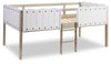 Estructura de cama alta individual Wrenalyn