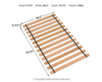 Platform Twin Roll Slats