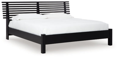 Cama con paneles de láminas Danziar King