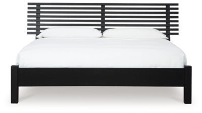 Cama con paneles de láminas Danziar King
