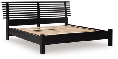 Cama con paneles de láminas Danziar King