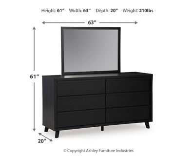 Danziar Dresser and Mirror