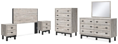 Paquete de dormitorio de 6 piezas