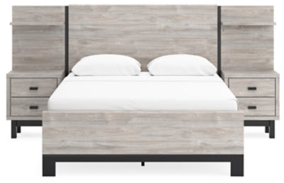 Cama Queen Vessalli con paneles y extensiones
