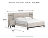 Cama Vessalli King con paneles y extensiones