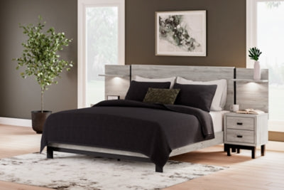 Cama Vessalli King con paneles y extensiones