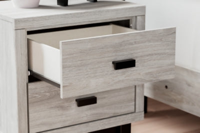 Vessalli Queen Panel Bed and Nightstand