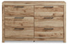 Hyanna Queen Panel Storage Bed, Dresser and Nightstand