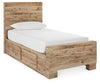 Cama Hyanna Twin con paneles y almacenamiento en dos lados