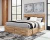 Cama Hyanna Queen con almacenamiento y 1 cajón debajo