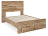 Cama Hyanna con almacenamiento de paneles completos