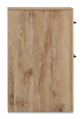 Cama Hyanna con paneles completos, tocador, espejo y mesita de noche
