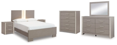 Paquete de dormitorio de 8 piezas