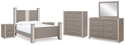 Paquete de dormitorio de 8 piezas