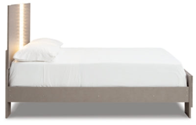 Surancha Queen Panel Bed, Dresser, Mirror, Chest and 2 Nightstands
