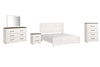 Paquete de dormitorio de 7 piezas