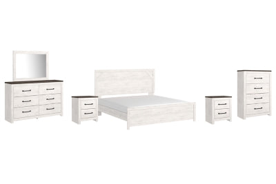 Paquete de dormitorio de 8 piezas