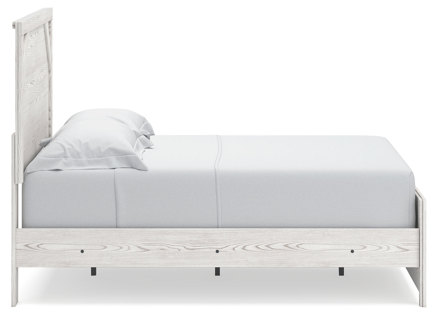 Cama Gerridan con paneles completos, tocador, espejo y mesita de noche