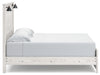 Cama King con paneles Gerridan, tocador, espejo y mesita de noche