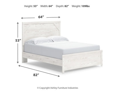 Cama con paneles Gerridan Queen