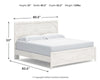 Cama con paneles Gerridan King