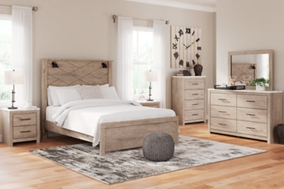 Cama Senniberg Queen con paneles