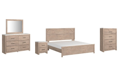 Paquete de dormitorio de 7 piezas