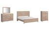 Paquete de dormitorio de 6 piezas