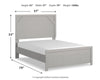 Cama de panel completo Cottonburg
