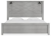 Cama King con paneles Cottonburg