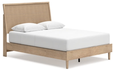 Cama Queen con paneles Cielden