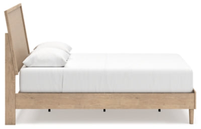 Cama Queen con paneles Cielden