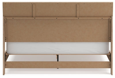 Cama King con paneles Cielden