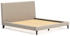 Cielden King Upholstered Bed with Roll Slats