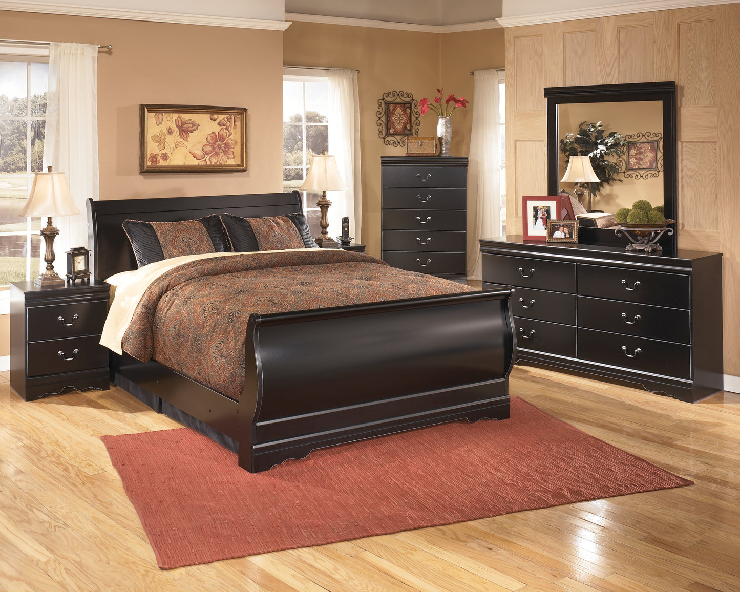 Cama tipo trineo Queen Huey Vineyard