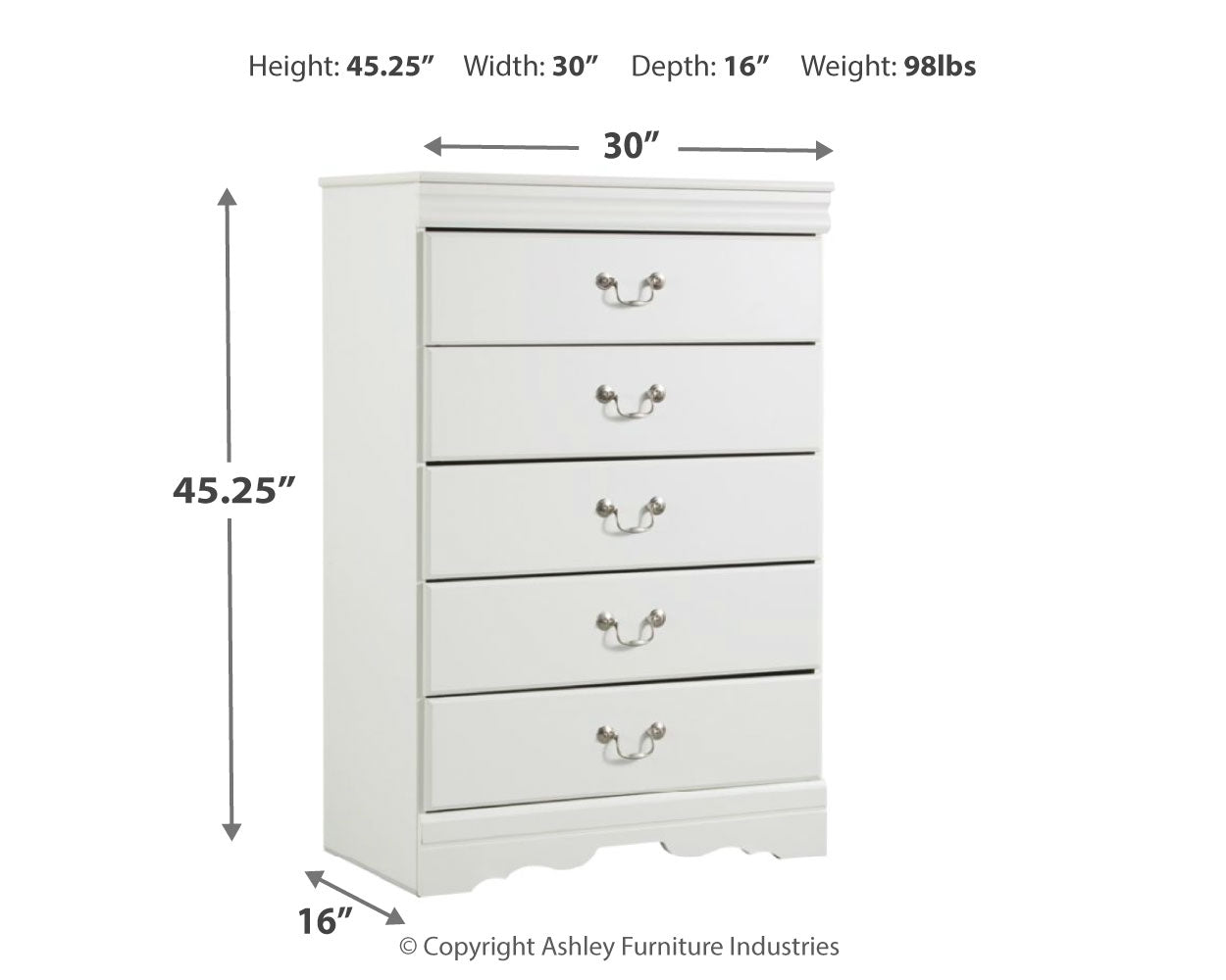 Anarasia Chest of Drawers