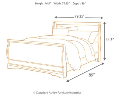 Cama de trineo Queen Anarasia
