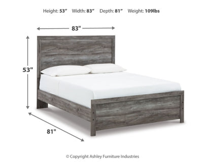 Cama Queen con paneles Bronyan