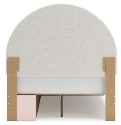 Wistenpine Full Upholstered Panel Bed with Storage
