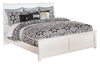 Cama King con paneles Bostwick Shoals
