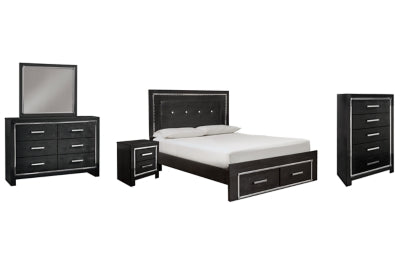 Paquete de dormitorio de 7 piezas